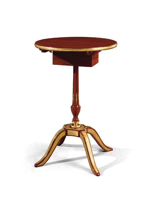 A LOUIS XVI ORMOLU-MOUNTED MAHOGANY DRESSING TABLE