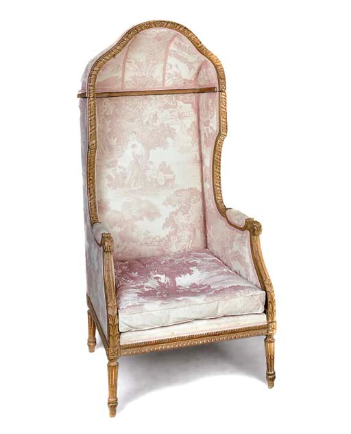 A FRENCH BEECH BERGERE