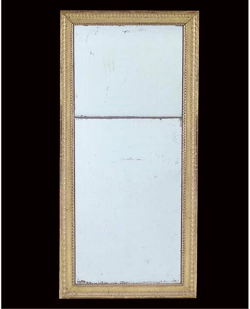 A GILTWOOD PIER MIRROR
