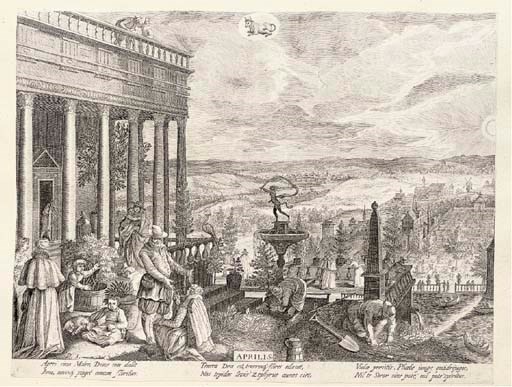 Aegidius Sadeler (circa 1570-1629) after Pieter Stevens (circa 1567 - after 1624)