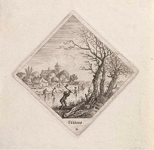 After Hermann Saftleven II (1609-1685) by Jan van Almeloven (active 1678-83)