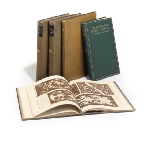 A QUANTITY OF NINE FURNITURE AND ORNAMENT BOOKS