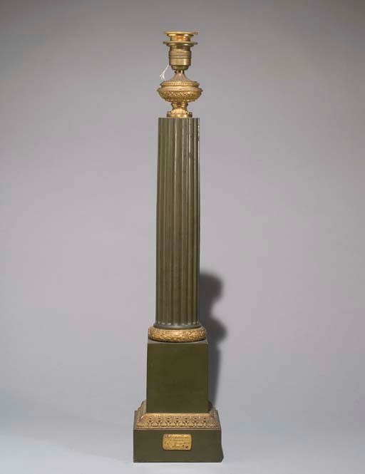 PIED DE LAMPE VERS 1900