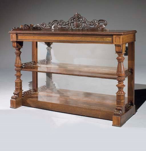 MEUBLE DESSERTE VERS 1900