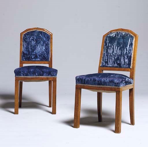 PAIRE DE CHAISES DU DEBUT DU XXEME SIECLE