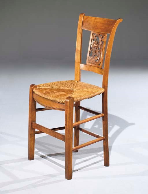 CHAISE PAILLEE DU XIXEME SIECLE
