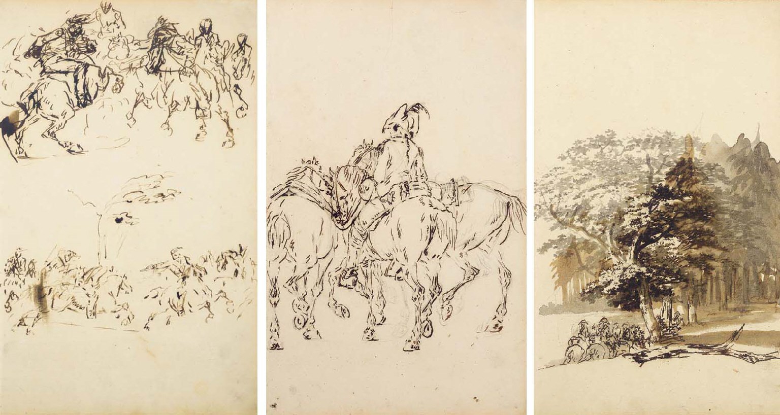 Entourage de Johann Elias Ridinger (1698-1767)