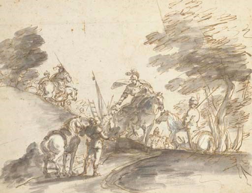 Entourage de Charles Parrocel (1688-1752)