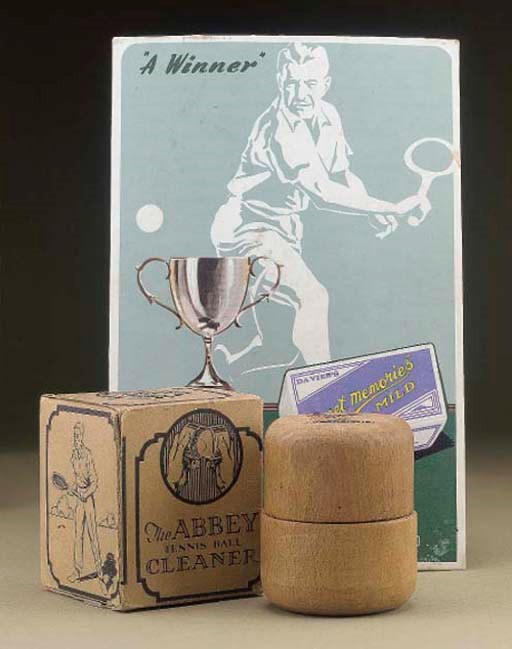 AN "ABBEY" TENNIS BALL CLEANER