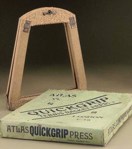 AN 'ATLAS QUICKGRIP' RACKET PRESS