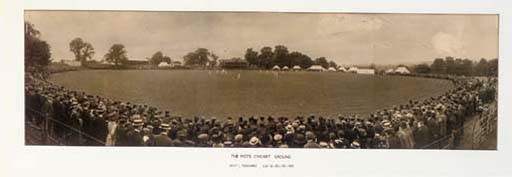 MOTE CRICKET GROUND, KENT V. YORKSHIRE, 1910