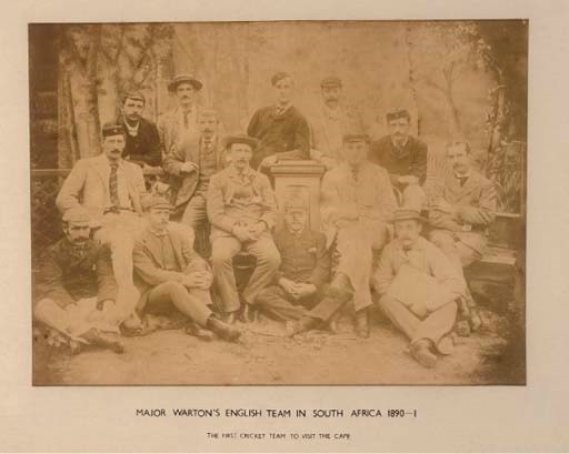 MAJOR WARTON'S ENGLISH TEAM IN SOUTH AFRICA, 1890-1