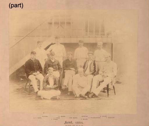 KENT CRICKET CLUB, 1884