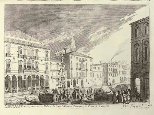 VENICE -- Il gran teatro di Venezia ovvero raccolta delle principali vedute e pitture. [Venice: Domenico Lovisa in Realto, ca.1720].