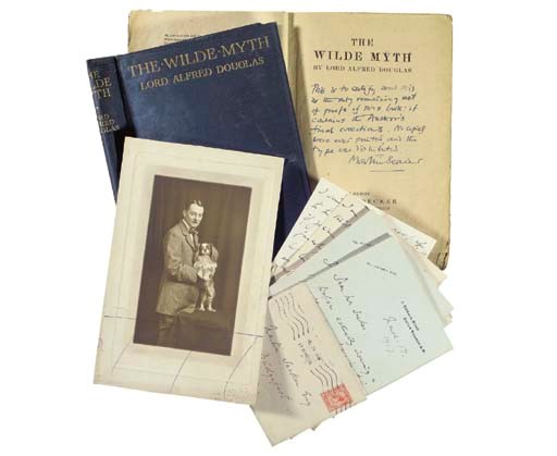 WILDE, Oscar -- DOUGLAS, Alfred, Lord. The Wilde Myth. [London: Martin Secker, 1916].