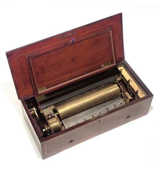 A two-per-turn mandoline musical box by Nicole Freres