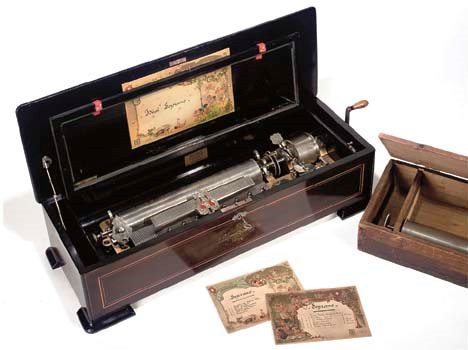 An Interchangeable 'Soprano' musical box by Mermod Freres