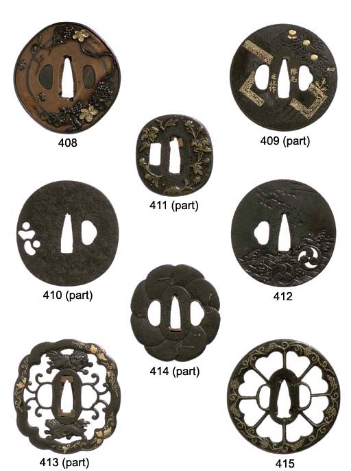 AN UMETADA TSUBA AND TWO OTHERS