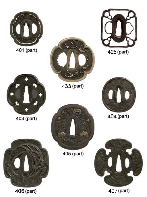 AN OWARI TSUBA AND TWO OTHERS