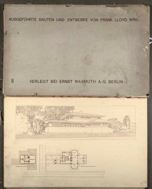 Frank Lloyd Wright, published by Ernst Wasmuth, Berlin, 1910