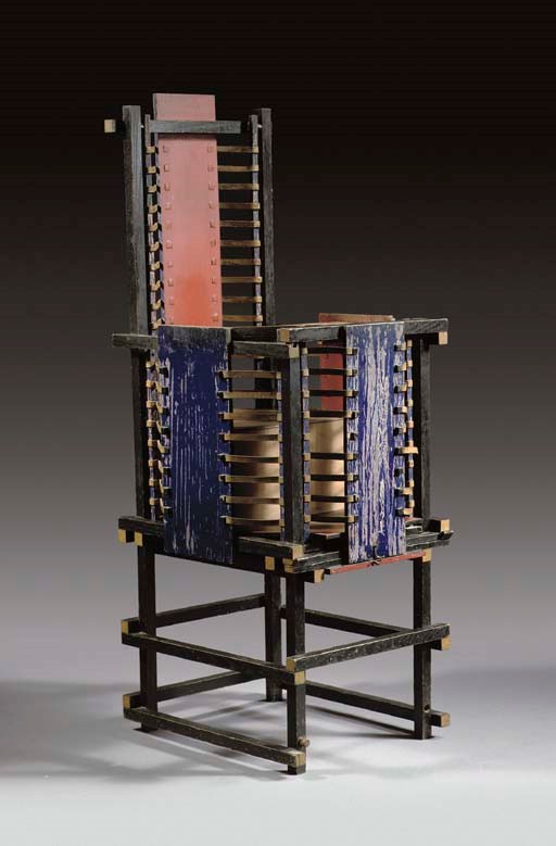 Gerrit Th. Rietveld, designed in 1918, executed in the early 1920s