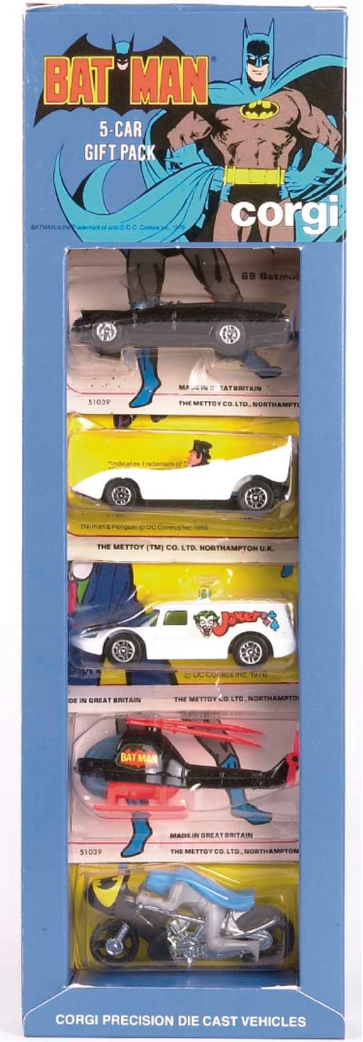 A Corgi 7000 Batman 5-Car Gift Pack