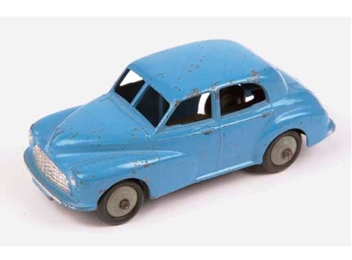 A Dinky blue 159 blue Morris Oxford