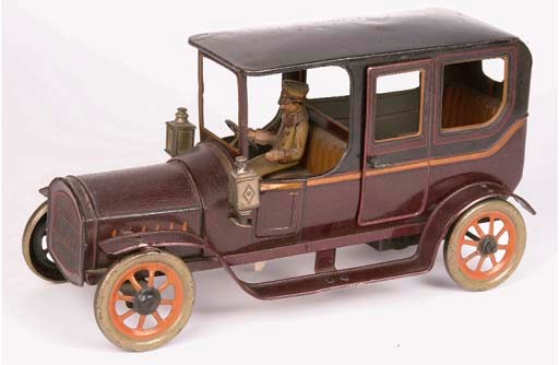 A Bing Clockwork Four-Light Limousine
