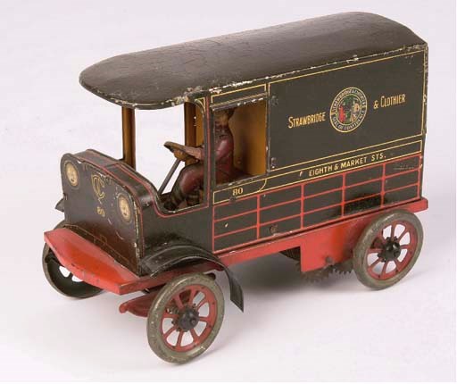 An Eberl US-market clockwork 'Strawbridge & Clothier' Delivery Van