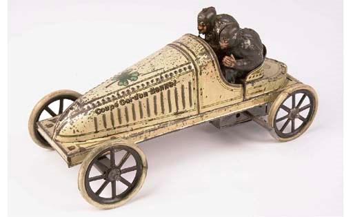 A Günthermann clockwork 'Coupe Gordon Bennet' (sic) Racing Car, Racing No. 5