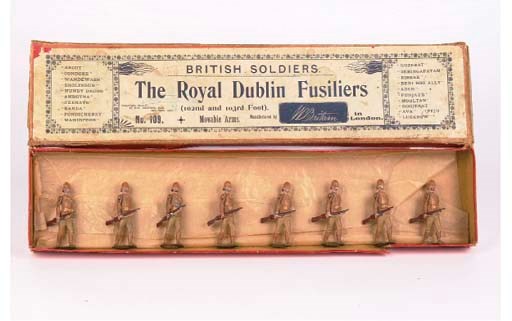 A Britains set no 109 Royal Dublin Fusiliers
