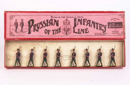 A Britains set no 154 Prussian Infantry