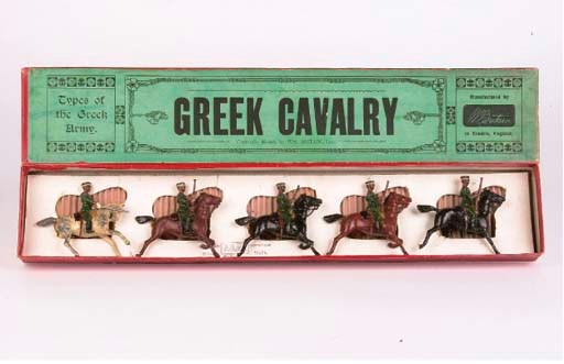 A Britains set no 170 Greek Cavalry