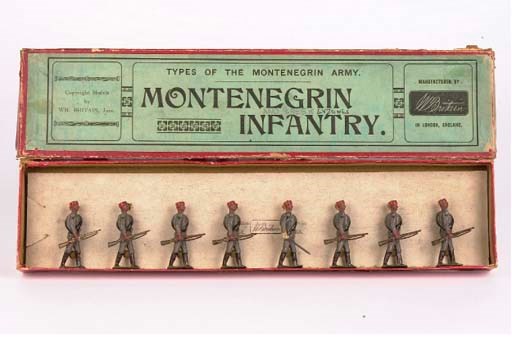 A Britains set no 174 Montenegrin Infantry