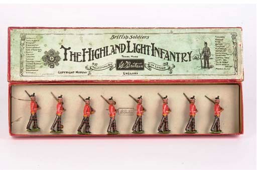 A Britains set no 213 Highland Light Infantry