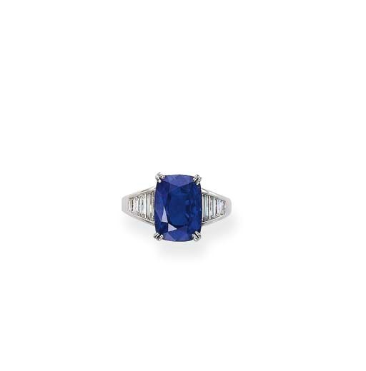 A Fine Sapphire Ring, mounted by Van Cleef & Arpels