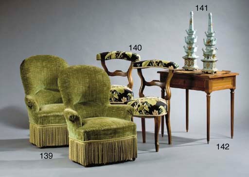 PAIRE DE CHAISES PONTEUSES DU XIXEME SIECLE