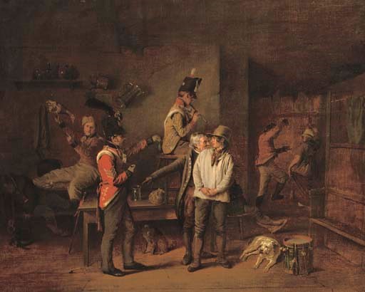 Attributed to T. Webster (1800-1886)