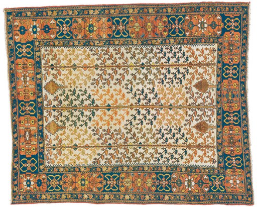 A BAKHTIARI RUG