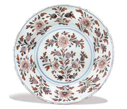 A DUTCH DELFT PLATE