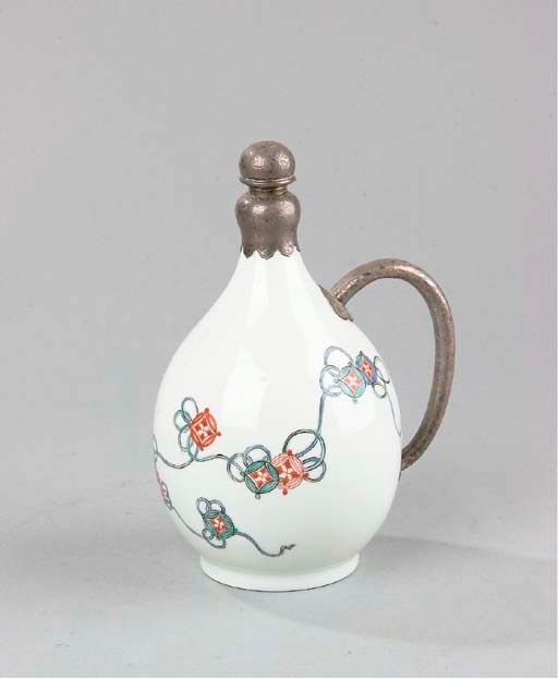 VASE BOUTEILLE EN PORCELAINE ARITA