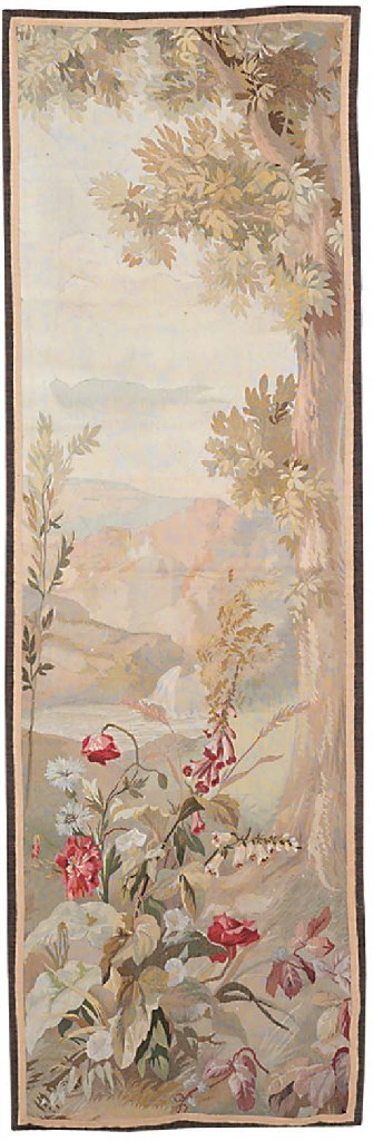 AN AUBUSSON TAPESTRY PANEL