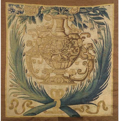 A TAPESTRY PANEL, FRENCH, EARLY 17TH CENTURY
