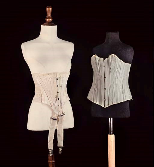 FOUR CORSETS, 1890S