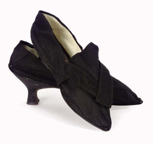 TWO PAIRS OF 18TH CENTURY SHOES