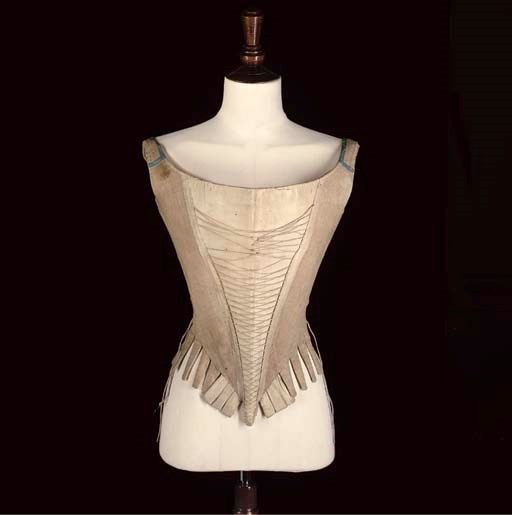 A FINE CORSET, 1780S
