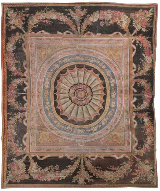 A LOUIS XVI AUBUSSON PILE CARPET