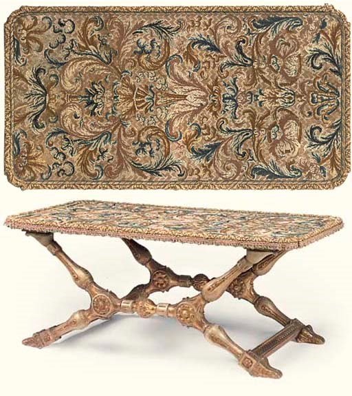 A NORTH ITALIAN EMBROIDERED PANEL
