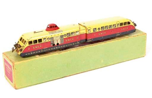A French Serie Hornby electric articulated SNCF Two-Car Autorail