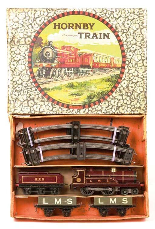 A Hornby Series clockwork LMS No. 2 Goods Set
